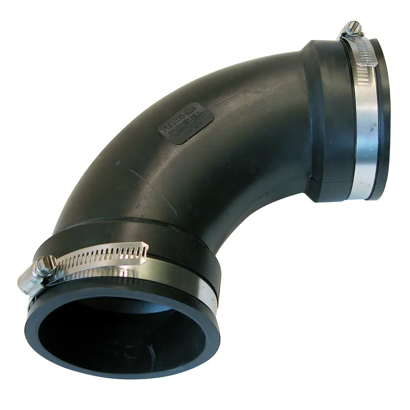 Fernco Schedule 40 3 In. Hub X 3 In. D Hub PVC Elbow 1 Pk