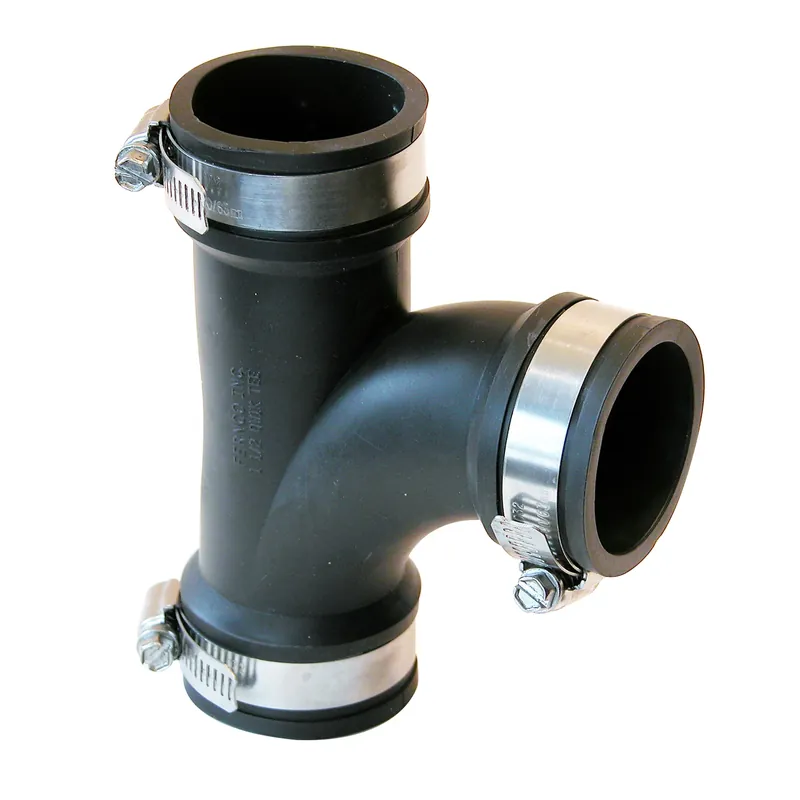 Fernco Schedule 40 1-1/2 In. Hub X 1-1/2 In. D Hub PVC Tee 1 Pk