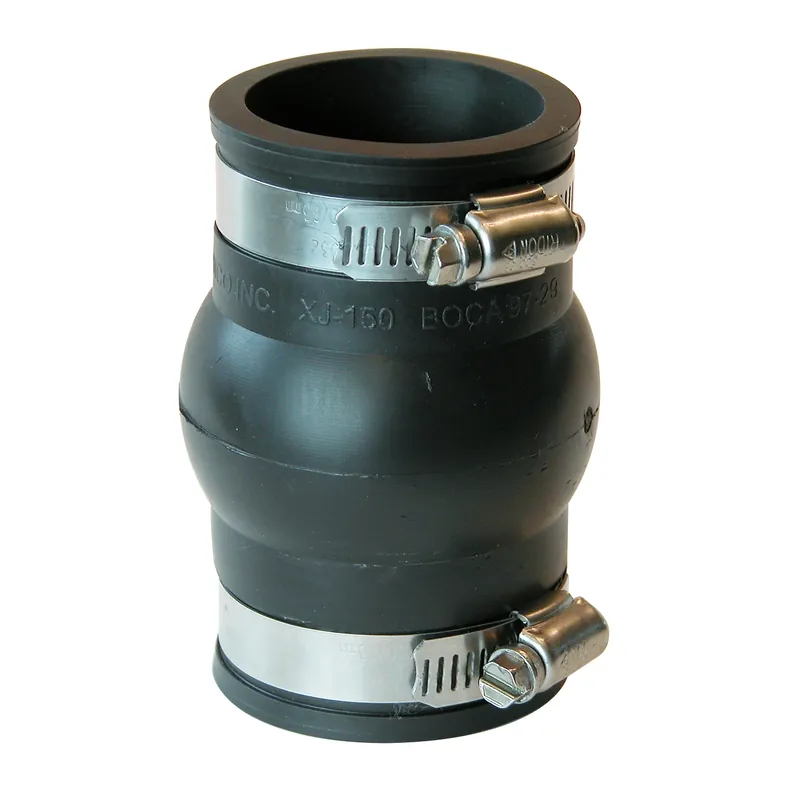 Fernco Schedule 40 1-1/2 In. Hub X 1-1/2 In. D Hub PVC 3 In. Expansion Coupling 1 Pk