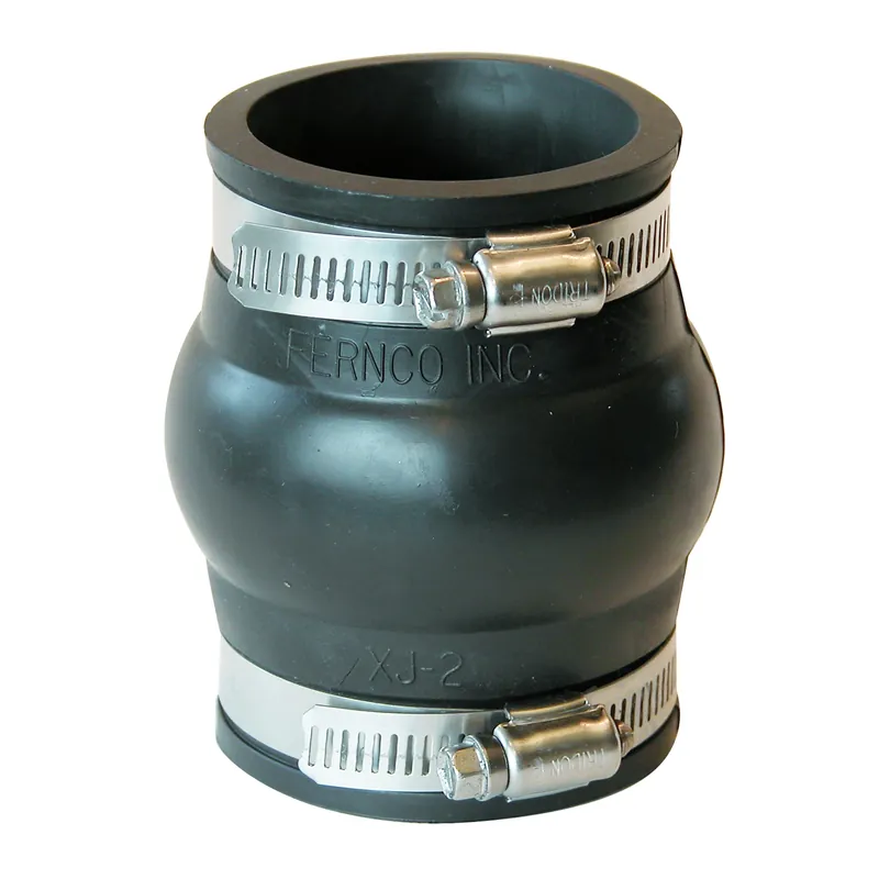 Fernco Schedule 40 2 In. Hub X 2 In. D Hub PVC 3-1/2 In. Expansion Coupling 1 Pk
