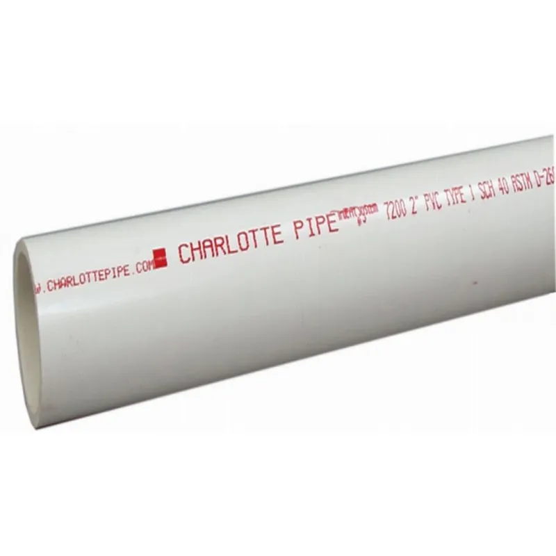 Schedule 40 PVC DWV Pipe, 2-In. X 5-Ft.