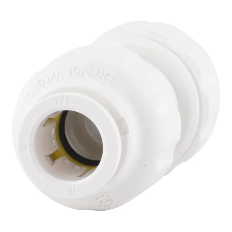 Quick Connect Push To Connect 3/8 In. Cts X 3/8 In. Cts Union Connector