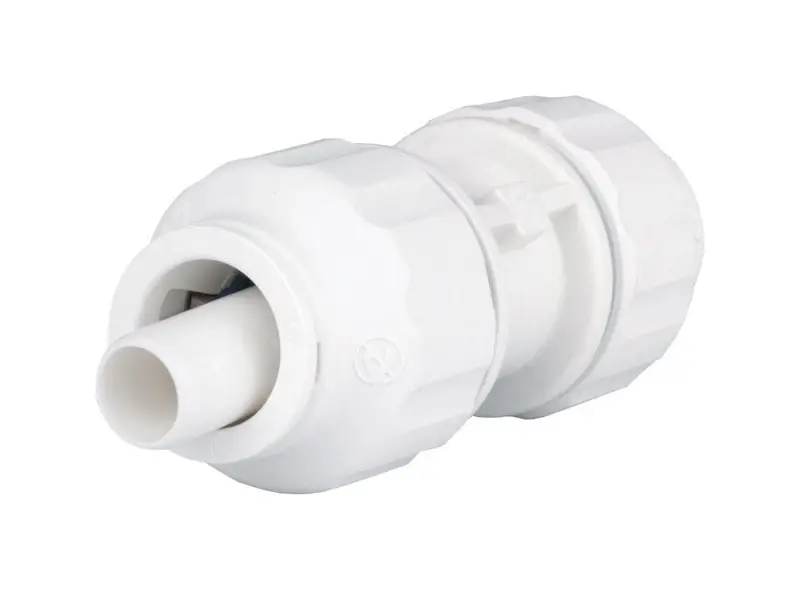 Quick Connect Push To Connect 1/2 In. Cts X 1/2 In. Cts Union Connector