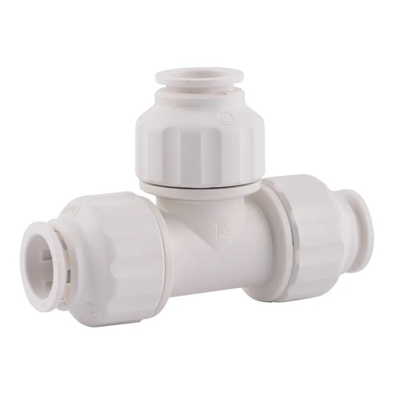 Quick Connect Push To Connect 1/2 In. Cts Union Tee Model 25654