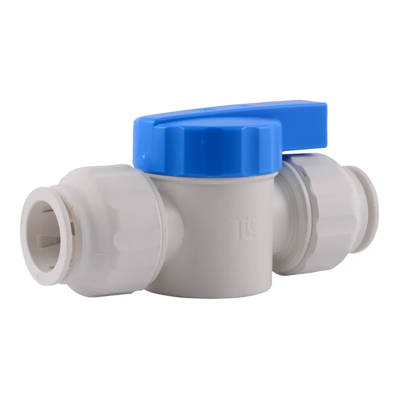 Quick Connect Push To Connect 3/4 In. Cts X 3/4 In. Cts Stop Valve