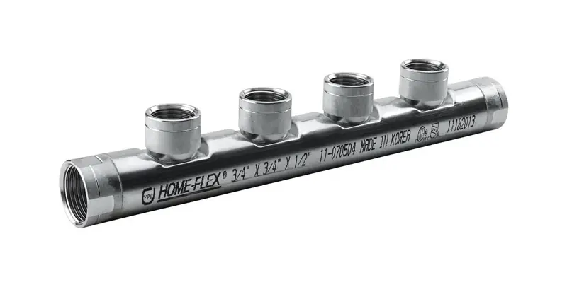3/4 In. Fip X 3/4 In. D Fip X 1/2 In. D Fip Steel Manifold