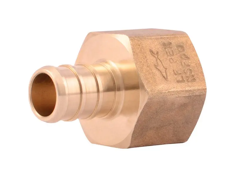 SharkBite 1/2 In. PEX X 1/2 In. D FPT Brass Adapter
