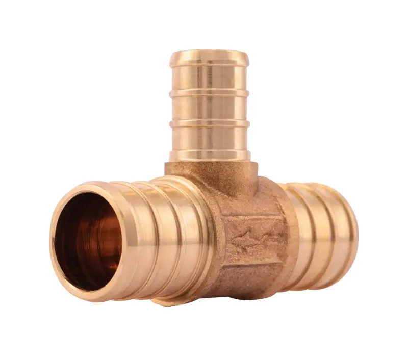 3/4 In. Barb X 3/4 In. D Barb Brass Reducing Tee - Model Uc412lfcp25