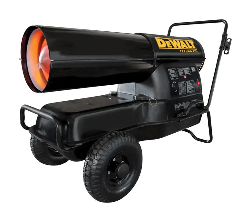 175000 Btu/hr Forced Air Kerosene Heater For 4250 Sq. Ft. Heating