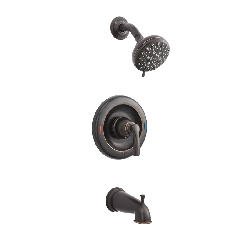 Hilliard Posi-temp 1-handle Lever Tub & Shower Faucet, Mediterranean Bronze