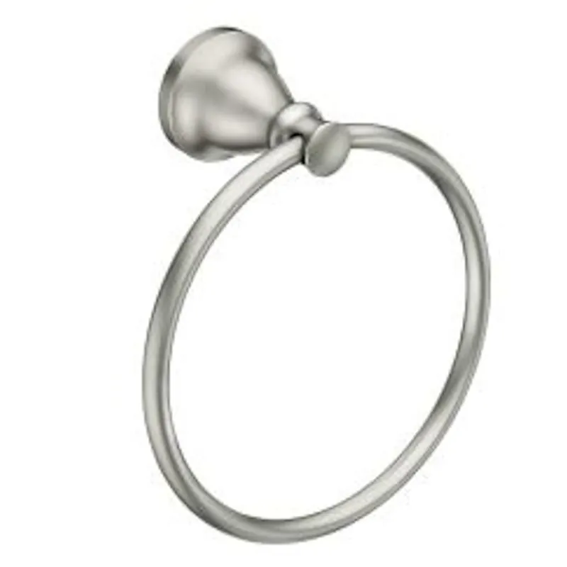 Hilliard Brushed Nickel Towel Ring Metal My2786bn 9.9" Height