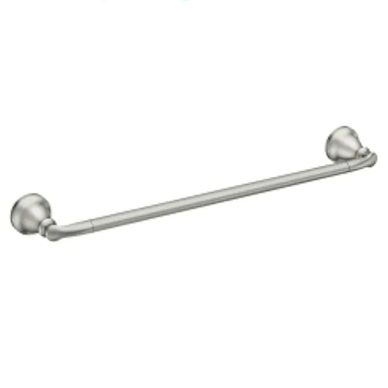 Hilliard Brushed Nickel Towel Bar 24 In. L Metal - Stylish And Functional