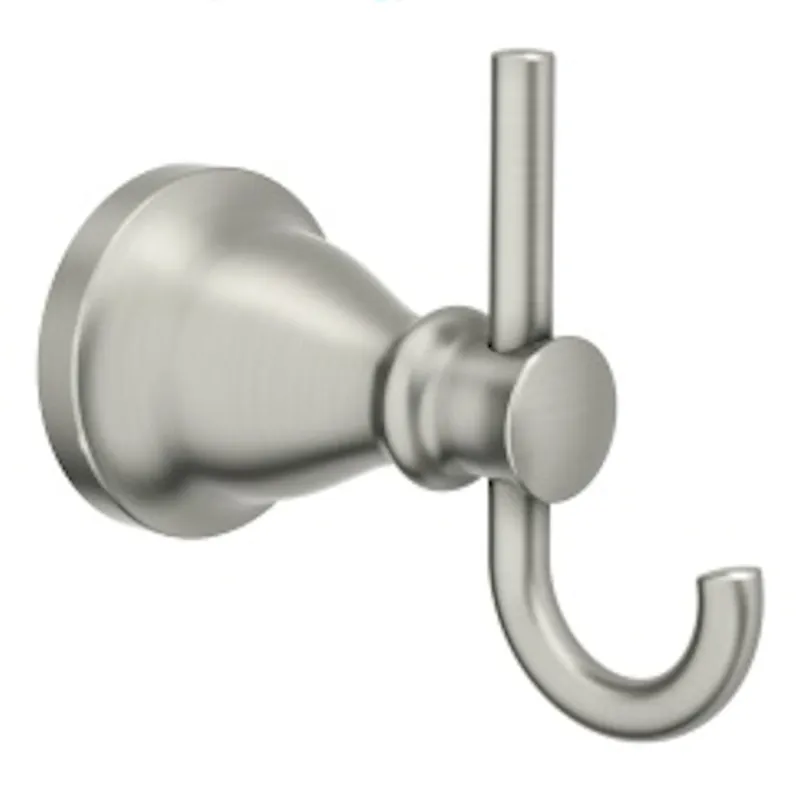 Hilliard Brushed Nickel Robe Hook 2 In. W X 2.34 In. L
