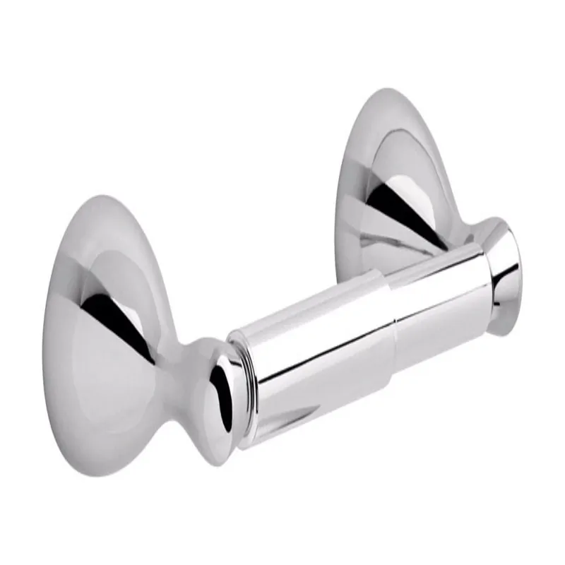 Foundations Chrome Silver Toilet Paper Holder - Model Fnds50-pc - Wall Mount Design