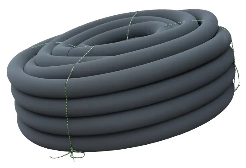 4 In. X 100 Ft. Corrugated Perforated Drainage Pipe With Sock