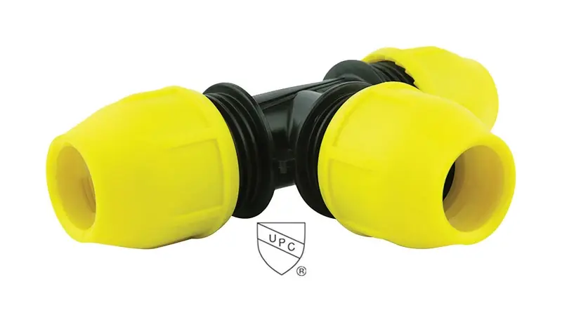 Underground 1 In. Ips X 1 In. Dia. Ips Polyethylene Tee