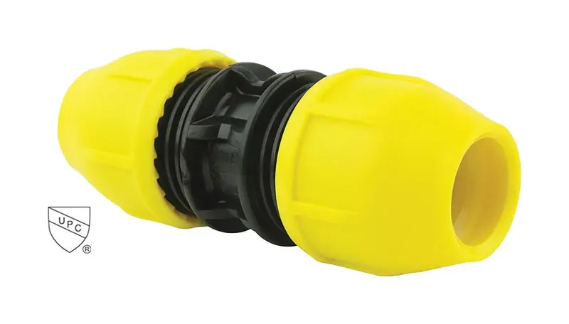 Home-Flex Underground 1/2 In. IPS X 1/2 In. D CTS Polyethylene 4.4 In. Coupling 1 Pk