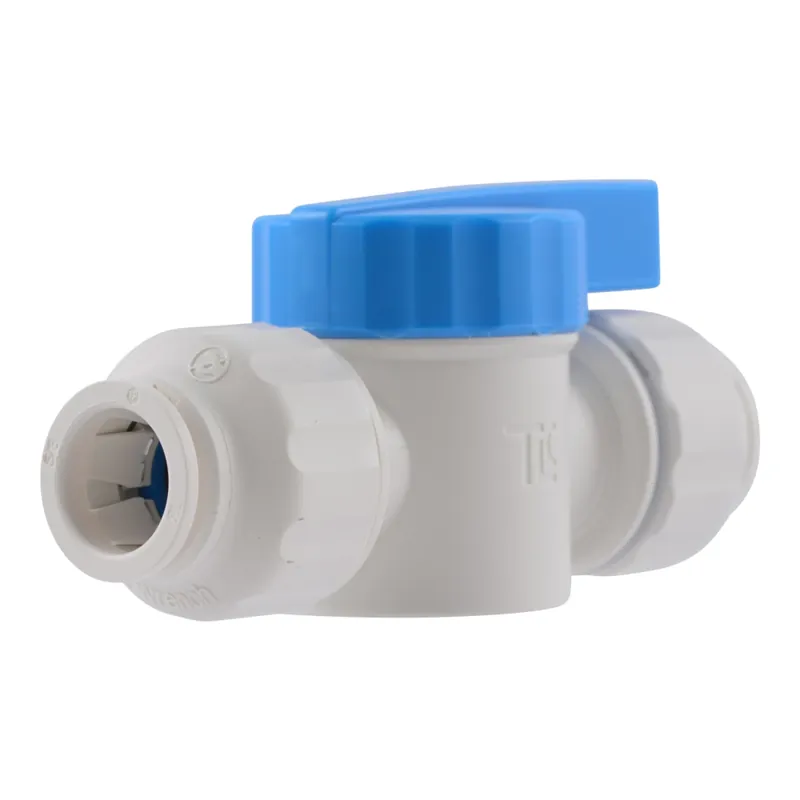 Quick Connect 1/2 In. Cts X 1/2 In. D Cts Plastic Stop Valve