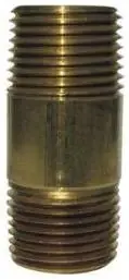 Brass Nipple 1 Inch X 4 Inch Model 49038 For Plumbing Applications