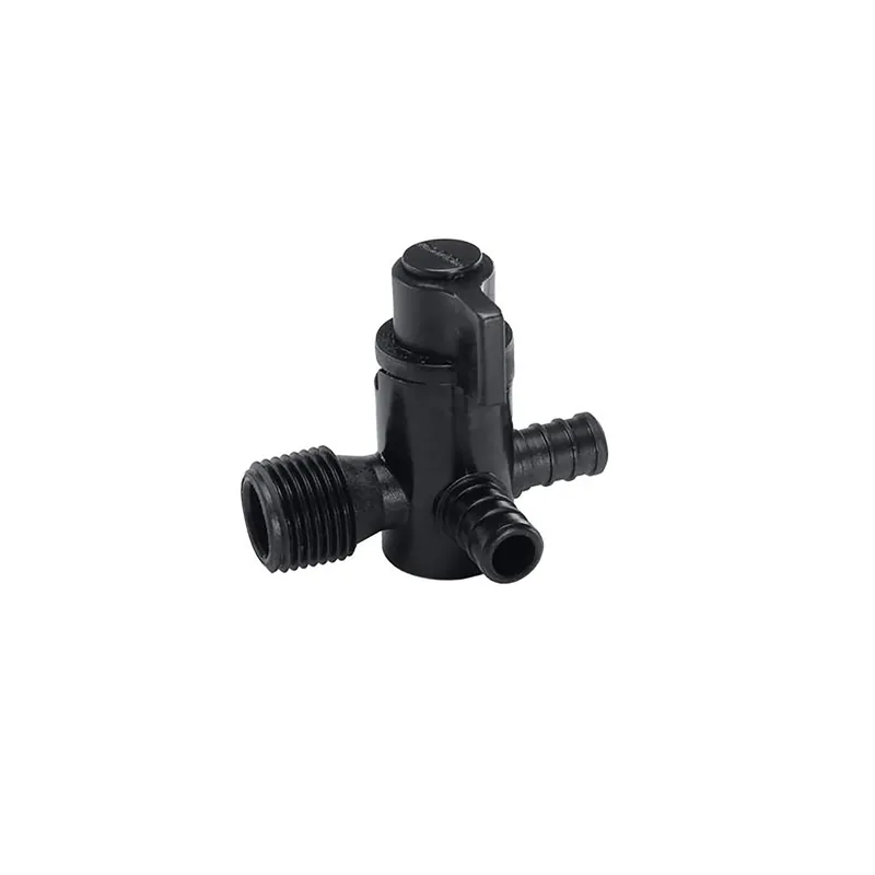 Ecopoly 1/2 In. Crimp X 1/2 In. Mpt Plastic 3-way Valve