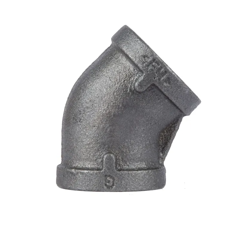 3 In. Fip Black Malleable Iron 45 Degree Elbow - Model 350e45-3