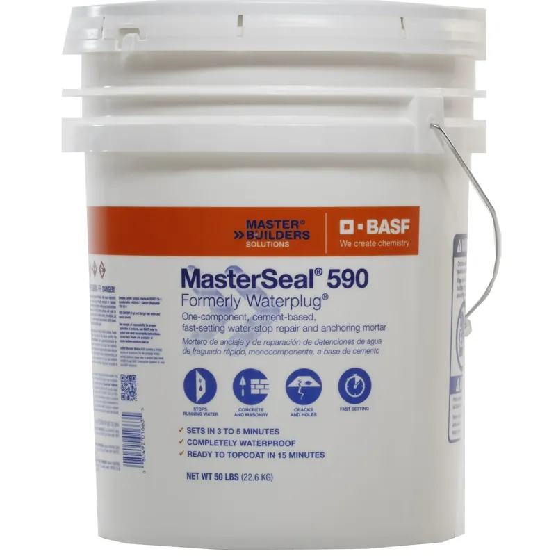 590 Hydraulic Cement Quick Setting 50 Pound Bag
