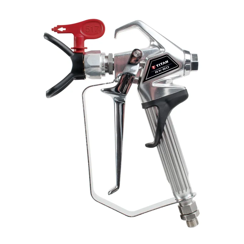 Rx-80 3600 Psi Aluminum Airless Spray Gun With 1 Tip Included