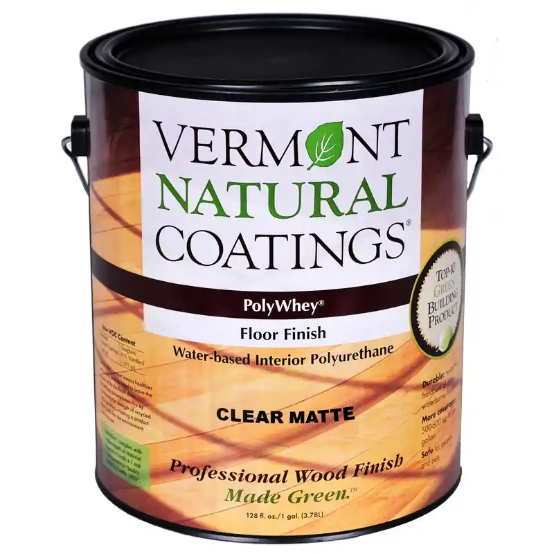 Polywhey Matte Clear Water-based Floor Finish 1 Gallon