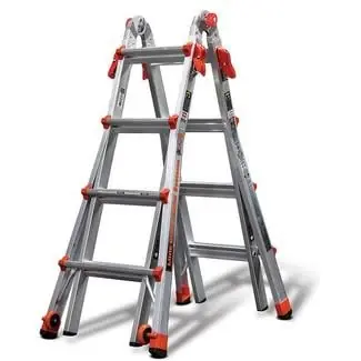 Little Giant Velocity 17-ft Aluminum Multi-position Ladder 300-lb Type 1a Model 15417-001