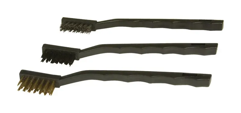 Performance Tool 6.7 In. Stiff Detail Brush Set 3 Pk