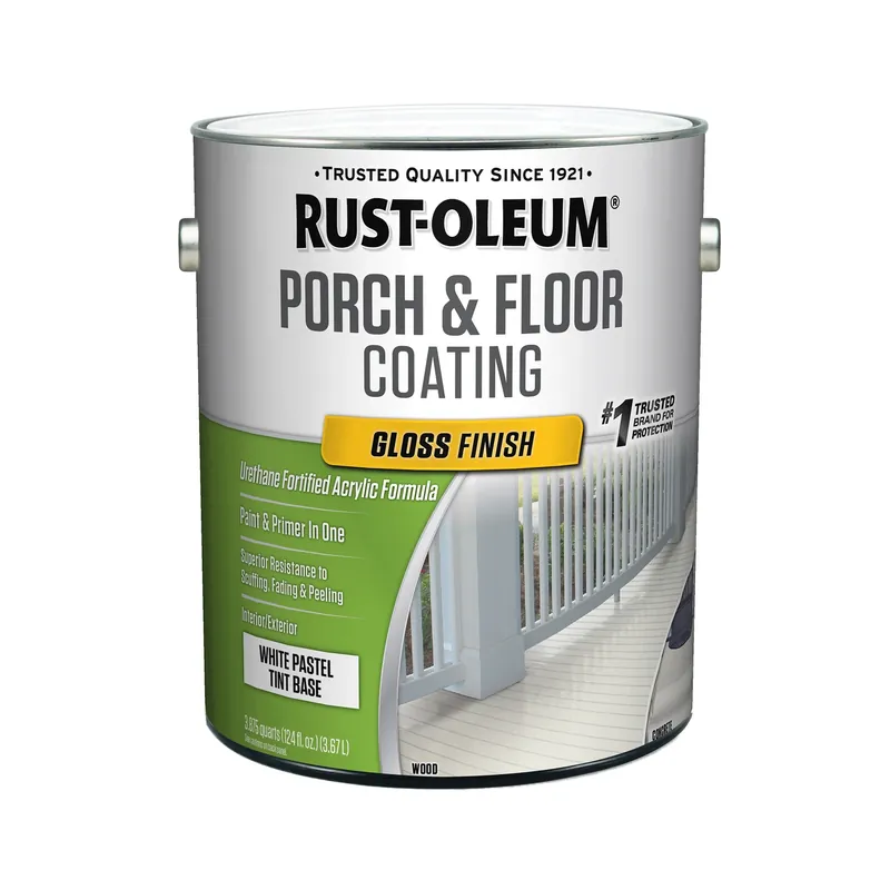 Porch & Floor Urethane Finish, Pure White/Pastel Tint Base, 1-Gallon