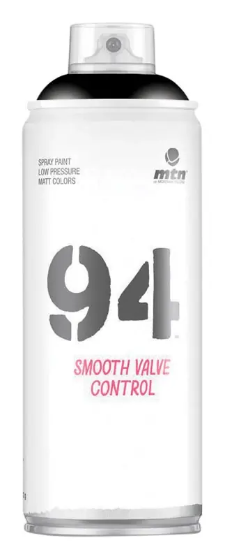 MTN 94 Matte Black Spray Paint 400 Ml
