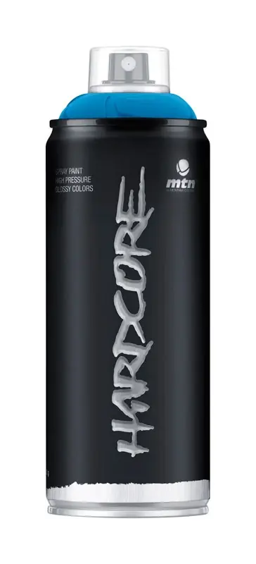 Hardcore Gloss Neptune Blue Spray Paint 11 Oz - All Purpose Indoor/outdoor Use