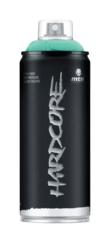 Hardcore Gloss Paris Green Spray Paint 11 Oz - All Purpose, Uv & Water Resistant