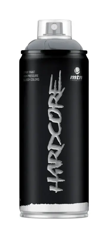 Hardcore Gloss Pearl Grey Spray Paint 11 Oz - All Purpose Indoor/outdoor Use
