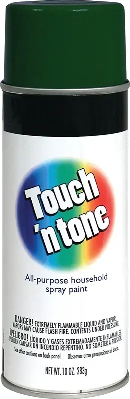 Touch ‘N Tone Spray Paint, Hunter Green, 10-oz.