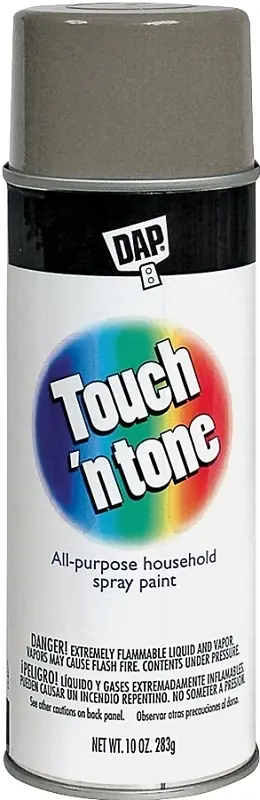 Rust-Oleum Touch N Tone Flat Flat Gray Primer Spray Paint 10 Oz