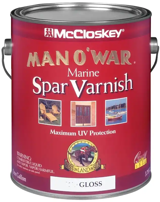 Man O‘ War Marine Spar Varnish, Gloss, 1 Gallon