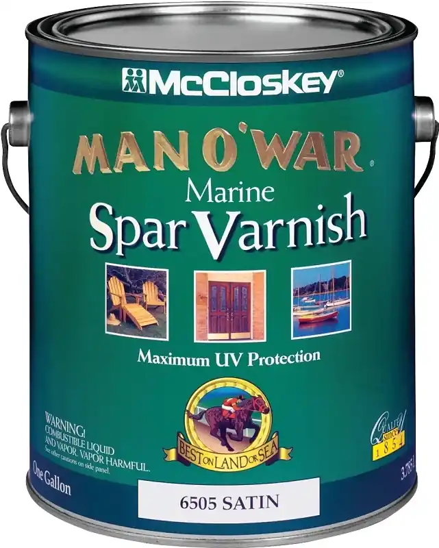 Man O‘War Marine Spar Varnish, Satin, 1 Gallon