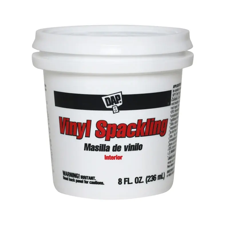Vinyl Spackling Paste, 1/2-Pint
