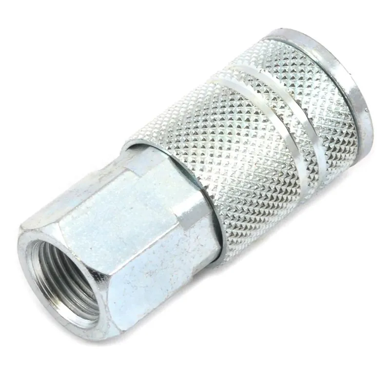 Steel Air Coupler 3/8 In. Female Npt Industrial Milton Style