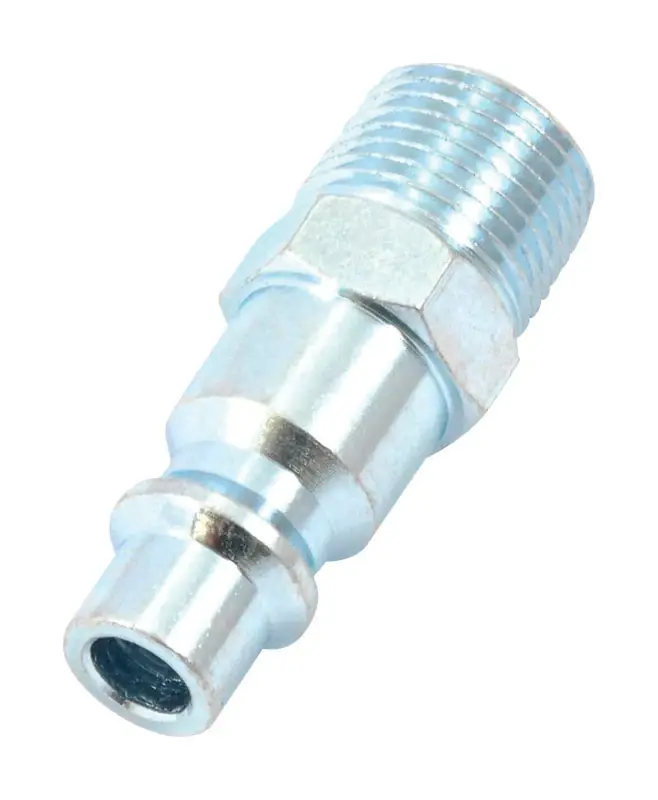 Steel Air Plug 3/8 In. Male Npt Industrial Milton Style