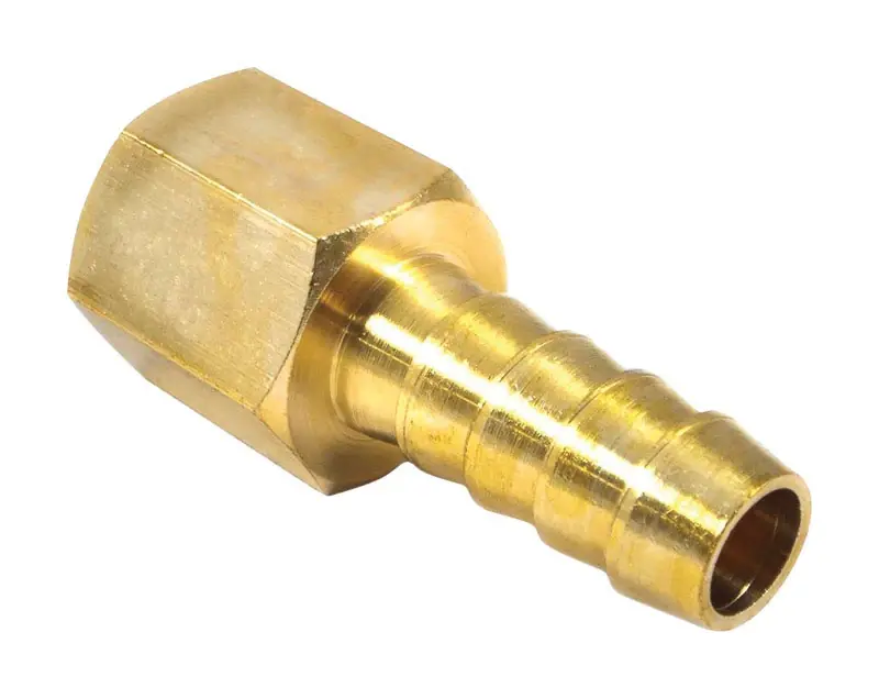 1/4 In. Barb To 3/8 In. Fnpt Brass Hose End Fitting