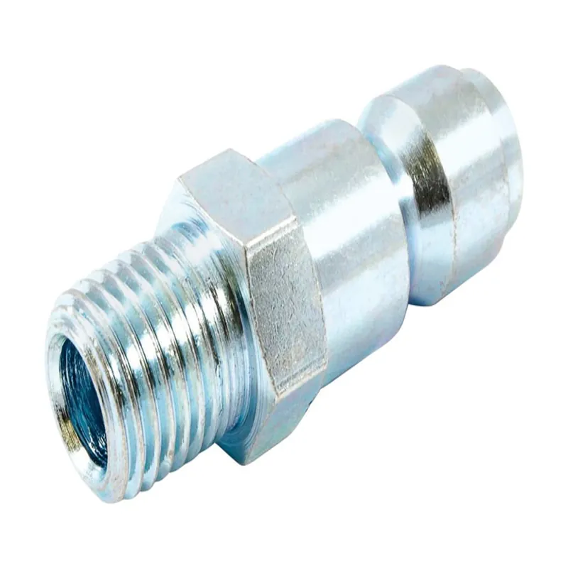 Steel Tru-flate Compatible Air Plug 1/4 In. Male X 3/8 In. Npt