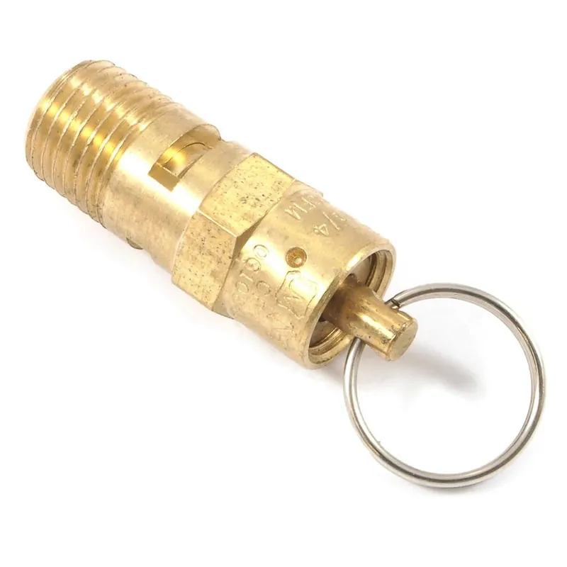 Brass Safety Valve 1/4 In. Male Npt 150 Psi 1 Pc