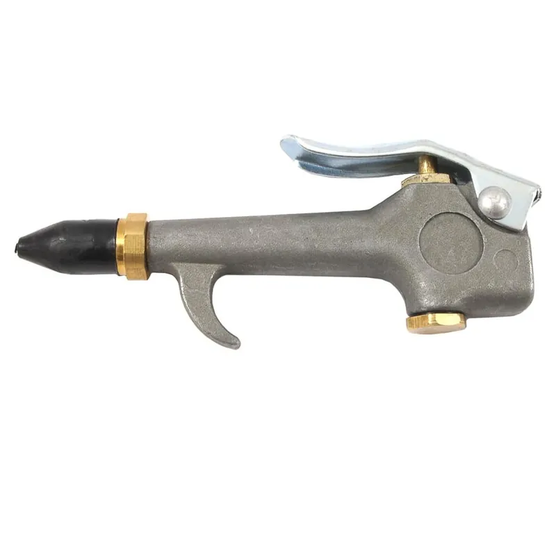 Aluminum/steel Air Blow Gun With Rubber Tip 1/4 In. Fnpt 30 Psi