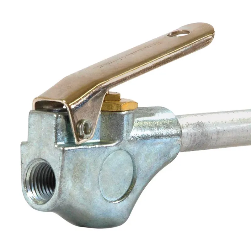 Aluminum/zinc Alloy Lever Air Blow Gun With Rubber Tip 1/4 In. Fnpt 90 Psi