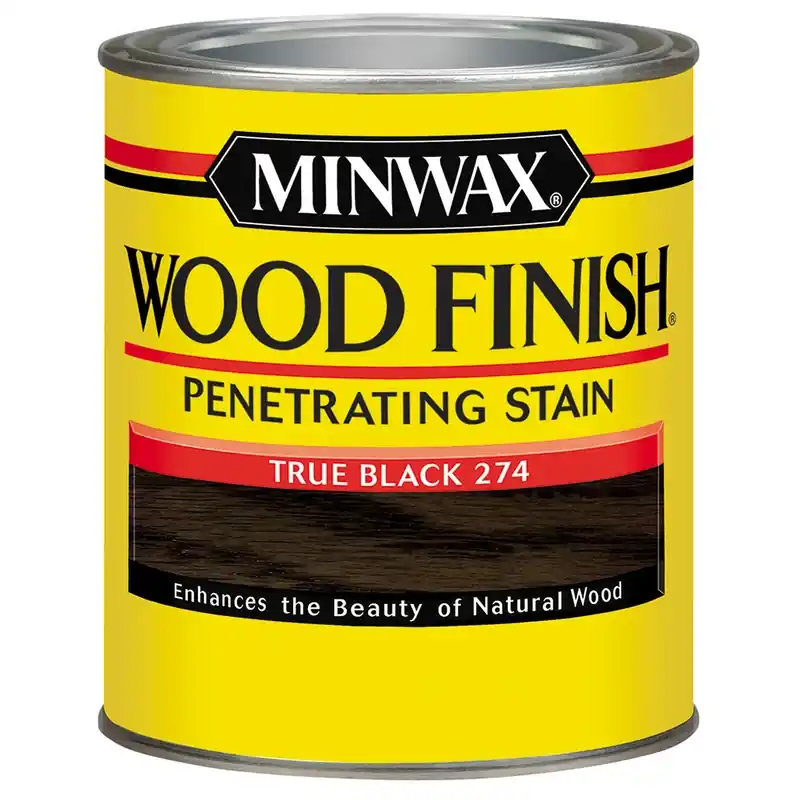 Penetrating Wood Finish, Oil Based, True Black, 1/2 Pt.