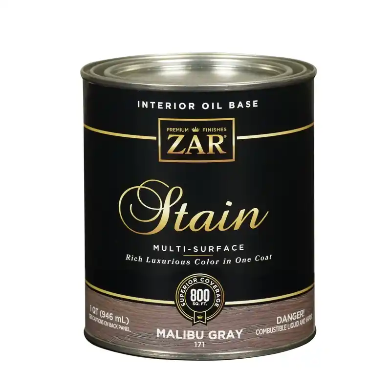 Interior Wood Stain, Malibu Gray, 1 Qt.