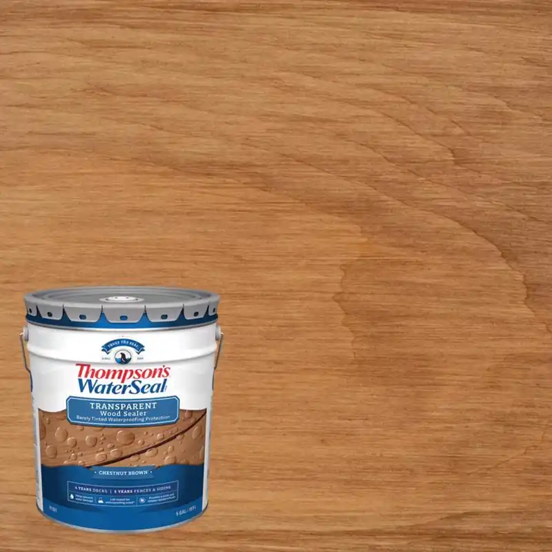 Transparent Chestnut Brown Waterproofing Wood Stain And Sealer 5 Gallon